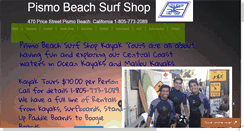 Desktop Screenshot of pismobeachsurfshop.com
